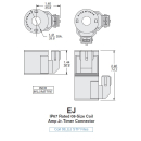 Coil 24VDC 16.6W fi13 h = 36.6mm